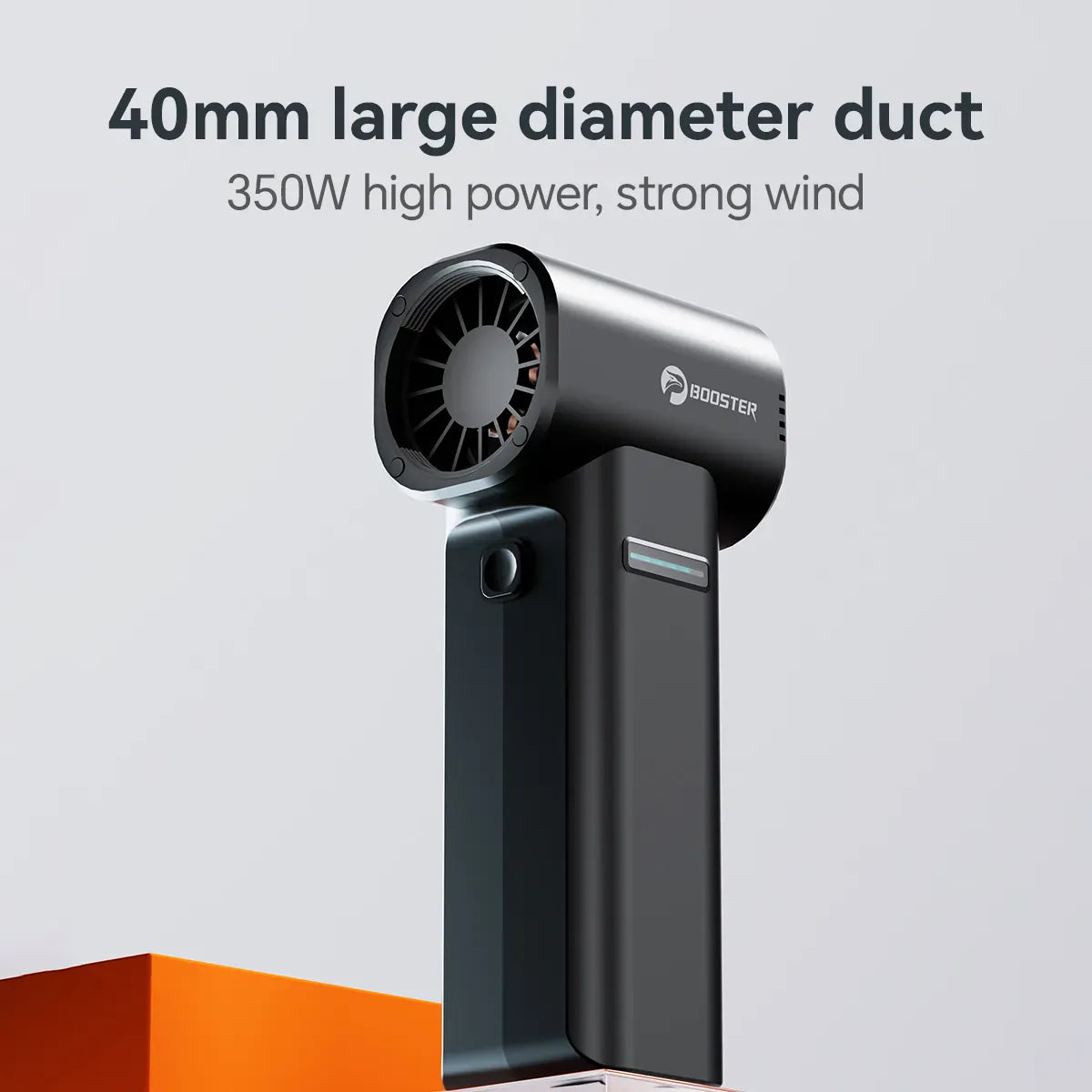 Booster™ Booster TF40A1 Blower , Lightweight 412g Cordless Fan For BBQ, Leaf Cleaning & Dust Removal