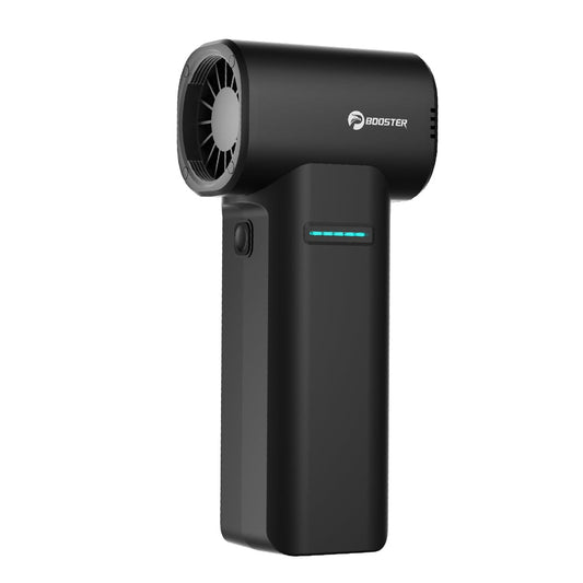 Booster™ EU Plug / black Booster TF40A1 Blower , Lightweight 412g Cordless Fan For BBQ, Leaf Cleaning & Dust Removal
