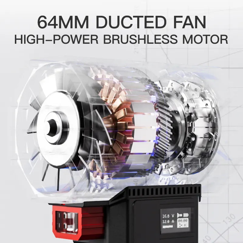 Booster™ car dryer Booster TF64 Turbo Fan Car Dryer  Blower for Car Detailing Portable & Scratch-Free Drying