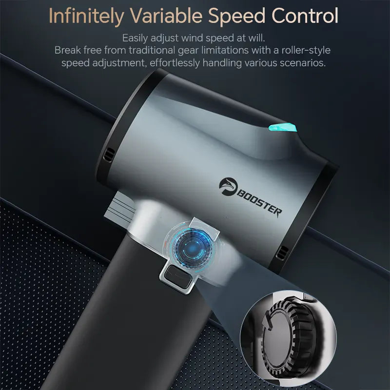 Booster™ Turbo Fan Booster Turbo Fan TF64 A2 – Ultra-Powerful Handheld Car Dryer for Detailing | 55m/s Wind Speed, Scratch-Free Car Wash Drying, Portable Cordless Blower