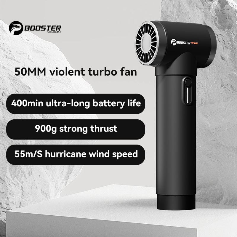 Boosterfit TF50 High-Performance Lightweight Wind Speed Machine | 50m/s Ultra-Fast Wind Speed | Powerful Turbo Thrust | Long Battery Life & Fast Charging